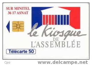 # France 411 F425 LE KIOSQUE DE L'ASSEMBLEE 50u So3 10.93 Tres Bon Etat - 1993