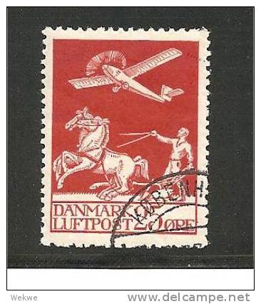 DK Mi.Nr.145/  DÄNEMARK - Flugpost 1925 O, Gestempelt - Gebraucht