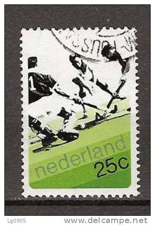 NVPH Nederland Netherlands Pays Bas Niederlande Holanda 1032 Used; Hockey, Jouer Au Hockey, Jugar Hokey 1973 - Hockey (Veld)