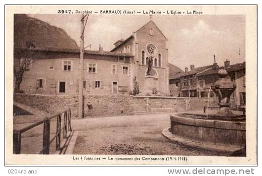 Barreaux - Le Monuments Des Combattants (1914 1918) - Barraux