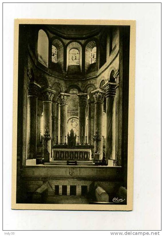 - FRANCE 86 . ST-SAVIN . EGLISE ABBATIALE . LE CHOEUR ET L´ENTREE DE LA CRYPTE - Saint Savin