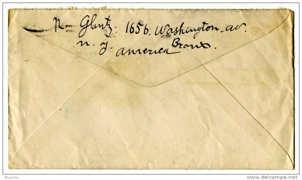 Entier Postal Sur Enveloppe Avec Affranchissement Coplémentaire Et Oblit. 1911 - 1901-20