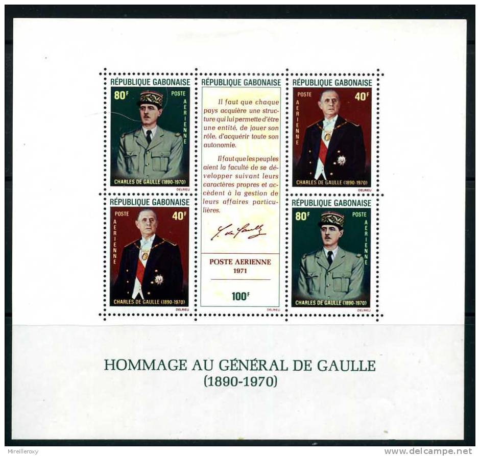 GENERAL DE GAULLE / GABON - De Gaulle (Général)