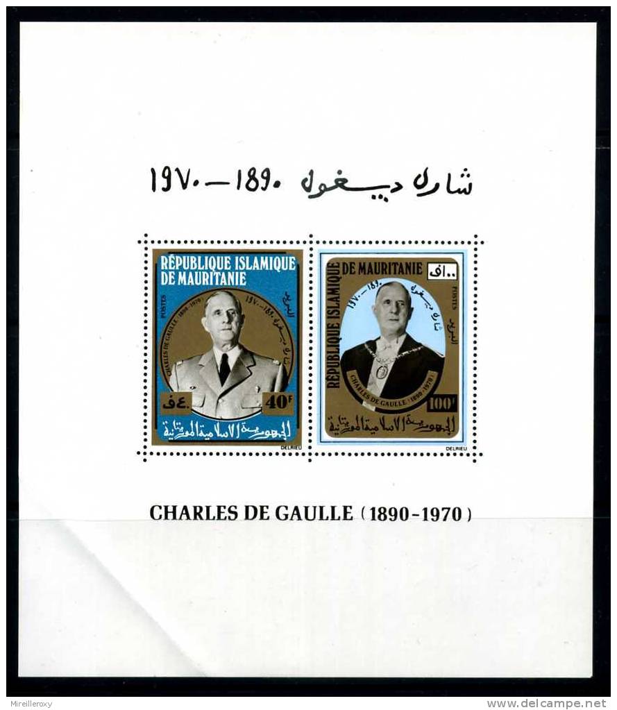 GENERAL DE GAULLE / MAURITANIE - De Gaulle (General)