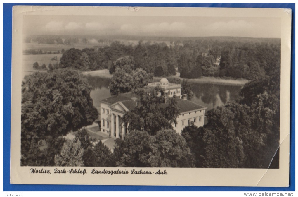 Deutschland; Wörlitz; Park Schloss; Landesgalerie; 1957 - Woerlitz