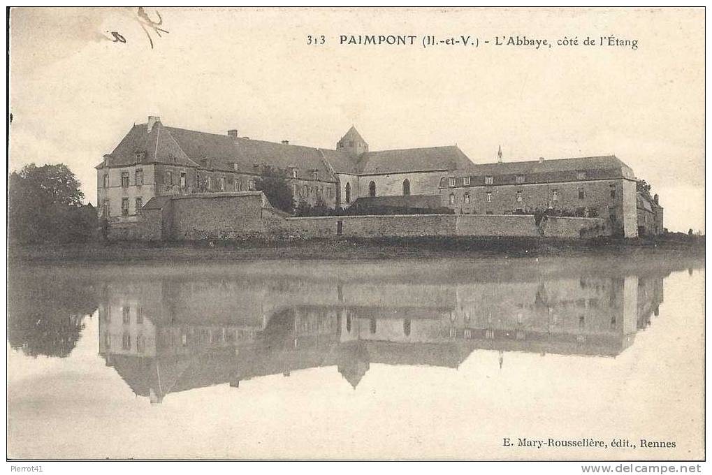 L'Abbaye, Côté De L'Etang - Paimpont