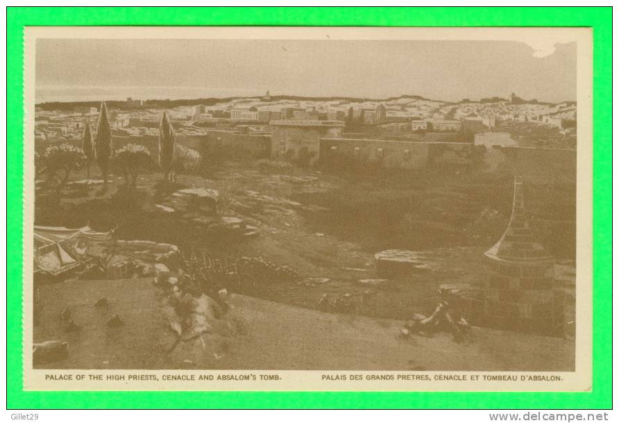 STE-ANNE DE BEAUPRÉ, QUÉBEC - VUES DU CYCLORAMA - ISRAEL, PALAIS DES GRANDS PRETRES ET CÉNACLE - - Ste. Anne De Beaupré