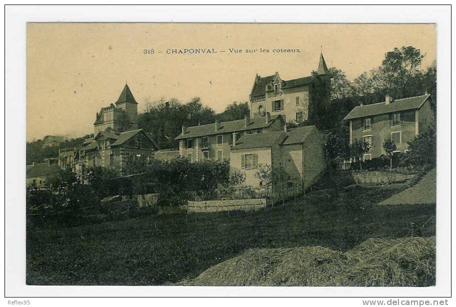 CHAPONVAL - Vue Sur Les Côteaux - Auvers Sur Oise