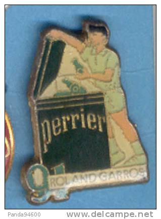 Tennis Roland Garros Sponsor Perrier Tennisman - Tennis