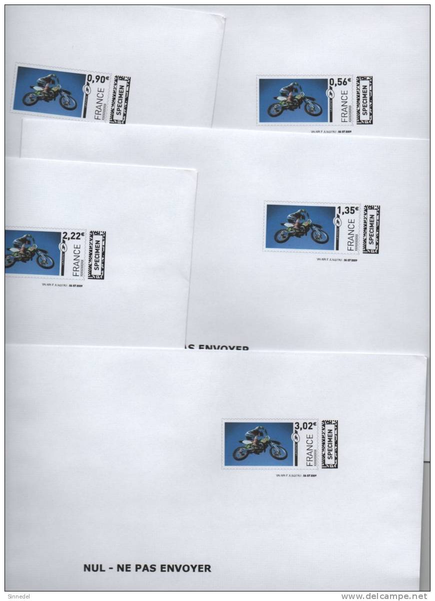 MON TIMBRE EN LIGNE  5 TARIF 0.56 €  A  3.02 €FORMAT B5 SPECIMEN  PRET A POSTER OU ENTIER  ? THEME MOTO - Motos