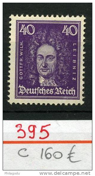 Leibniz   ++   Michel  395**    Postfrich ++ Cote 160 Euros - Ongebruikt