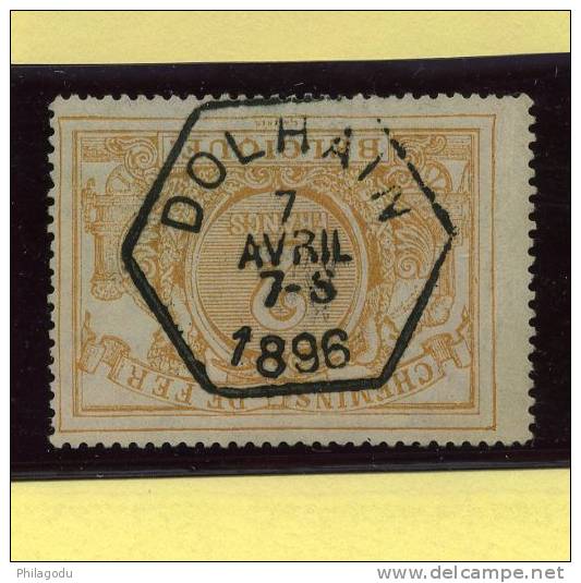 CF.14  Oblitéré Luxe  DOLHAIN 7-avril 1896  =  Cote 90 €  Pièce De Concours - Usados