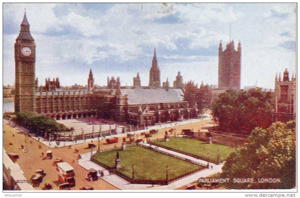 Parliament Square London - Houses Of Parliament