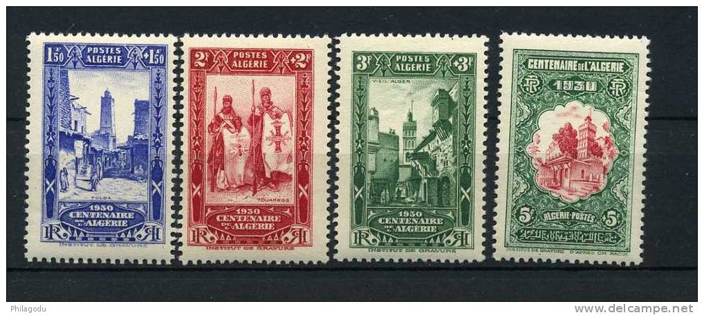 Centenaire */** Avec Et Sans Charnière   Très Belle Série Cote 150 Euros   +  NH And LH - Unused Stamps