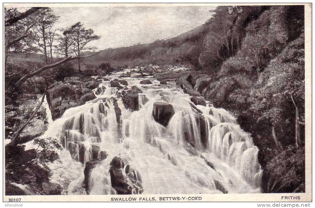 Swallow Falls Bettws-y-coed - Caernarvonshire