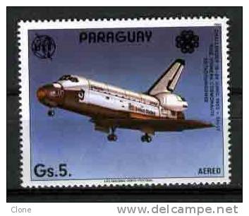 PARAGUAY - PA 942** [YT]  -  CHALLENGER, STS 7 Et Première Américaine Dans L´espace (U.I.T.). - América Del Sur