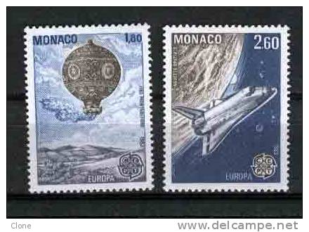 MONACO - 1365-1366** [YT] -  EUROPA (1983). Les Grandes Oeuvres Du Génie Humain. - Europa