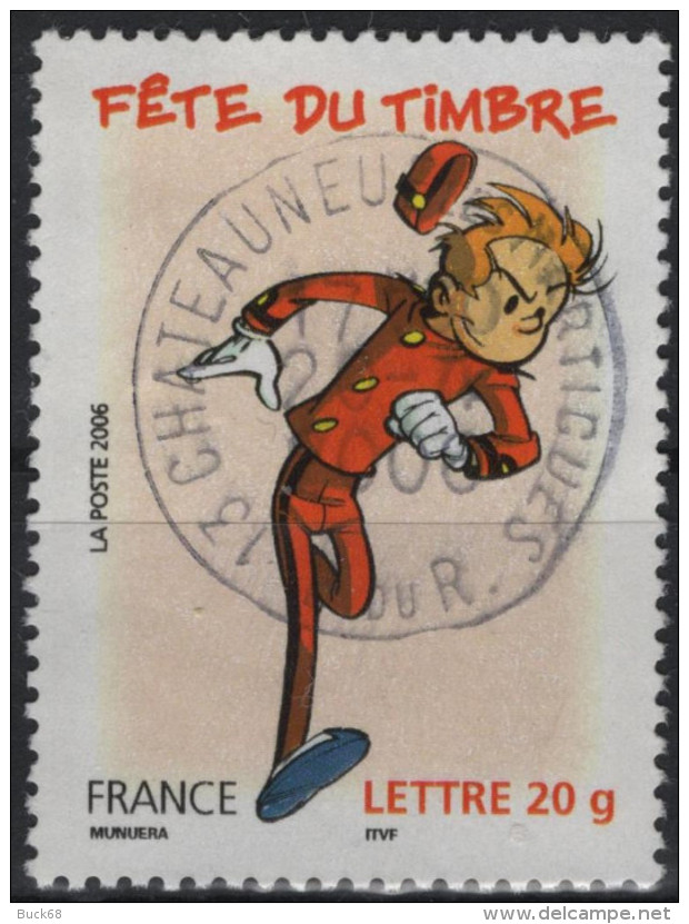 FRANCE 3877 (o) SPIROU Fête Du Timbre 2006 ( Bédé Bande Dessinée Comic Comics ) 1 - Stripsverhalen