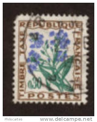 TAXE   N°  99  -     Fleurs Des Champs  Myosotis 0F30   -  Oblitéré - 1960-.... Used