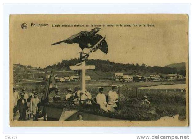 006372  -  L'aigle Américain Chantant Sur La Tombe Du Martyr De La Patrie, L'air De La Liberté - Filipinas