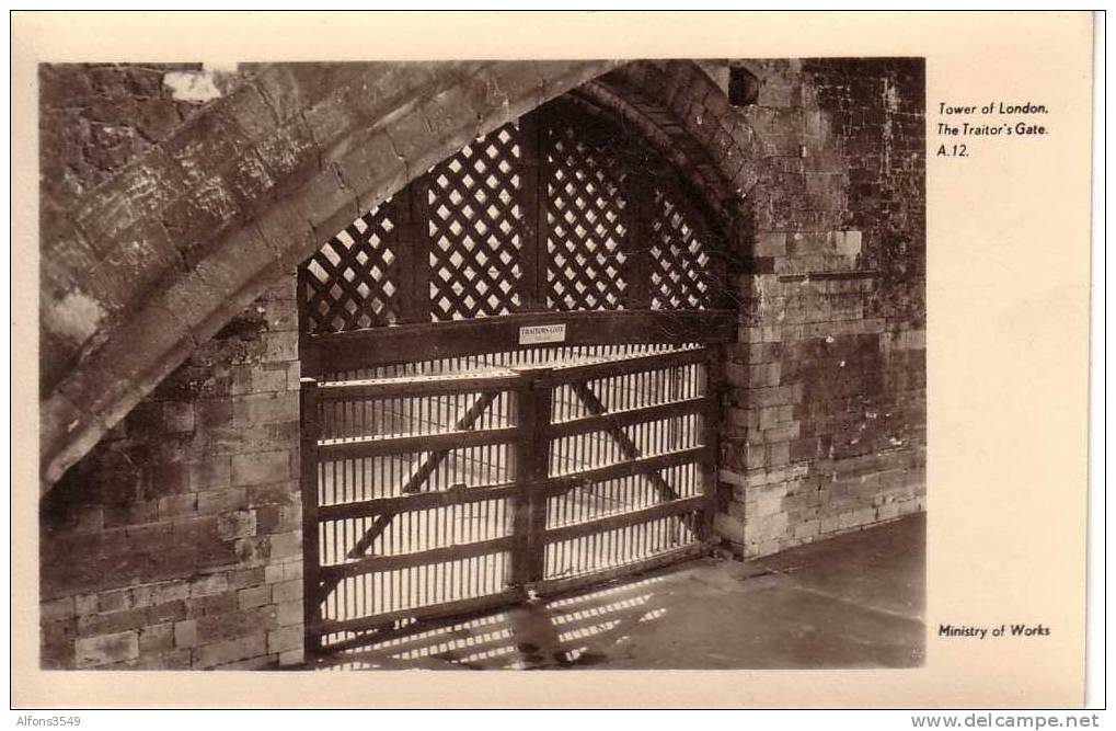 Tower Of London The Traitor's Gate - Tower Of London