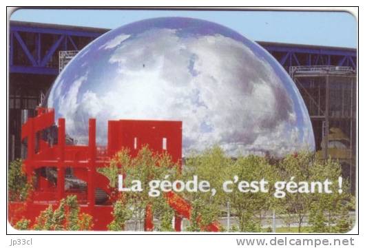 Carte Magnétique D'entrée à La Géode, Paris Du 26/04/95 : "La Géode, C'est Géant", - Tickets - Entradas