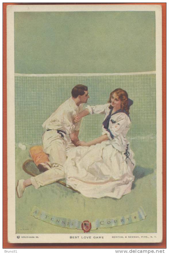 Ilustrateur - Tennis Court : Best Love Game ! - Tennis