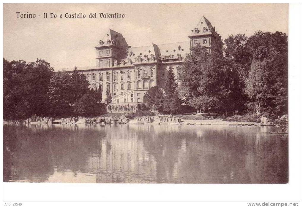 Torino Il Po E Castello Del Valentino - Castello Del Valentino
