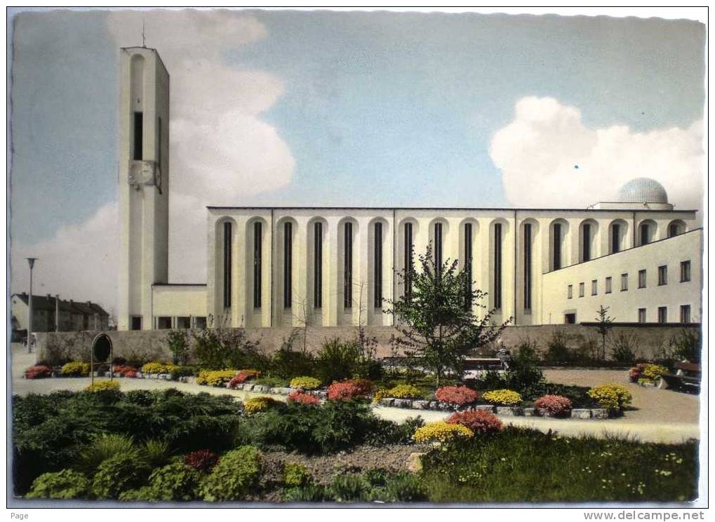 Kaufbeuren,Neugablonz,Kath. Pfarrkirche Herz Jesu,1962,Werbestempel Neugablonz,Glas Und Schmuck - Kaufbeuren