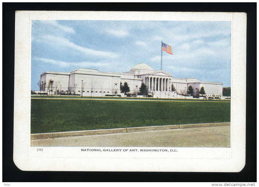 OLD PHOTO POSTCARD NATIONAL GALLERY OF ART WASHINGTON DC USA - Washington DC