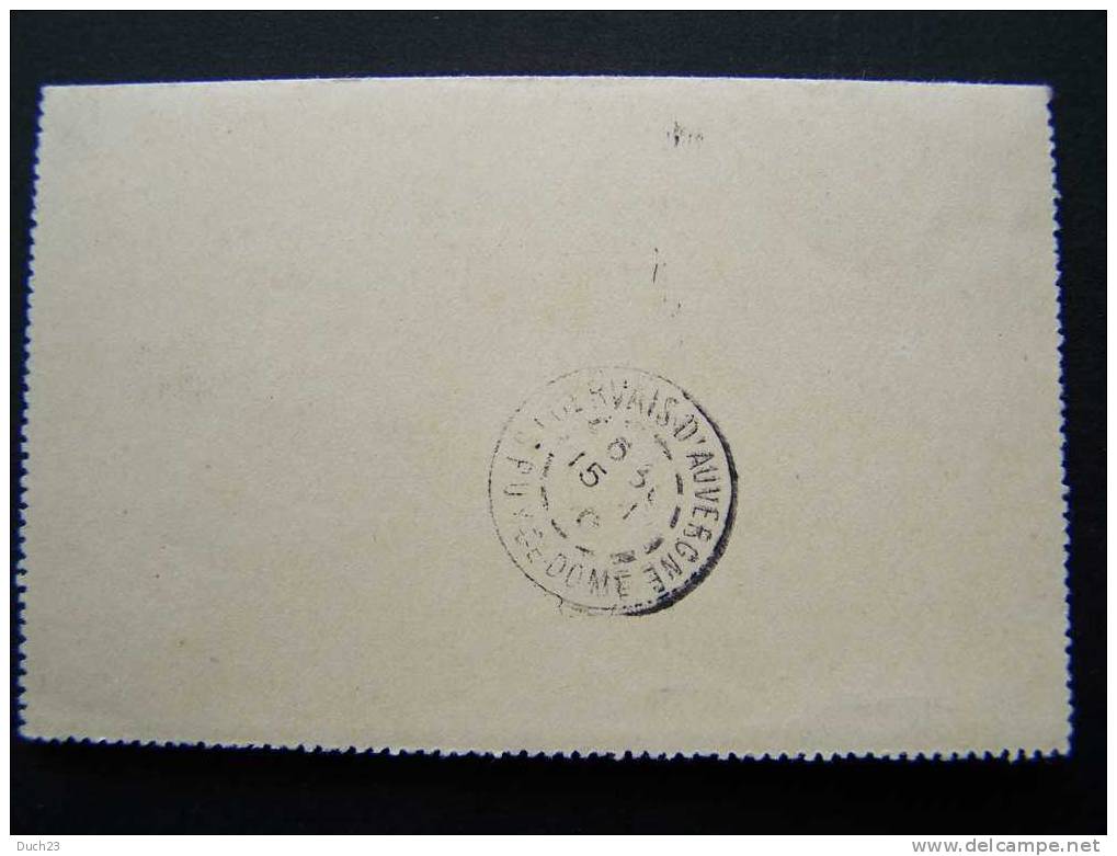 CARTE LETTRE N°138 DE COMMENTRY(ALLIER) POUR ST GERVAIS D´AUVERGNE (PUY DE DOME) DU 14/11/1910 - Cartes-lettres