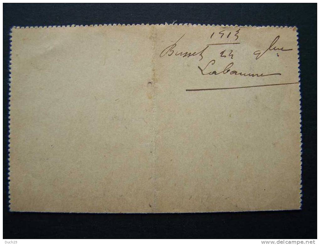 CARTE LETTRE N°138 DE BUSSET (ALLIER) POUR LA PALISSE DU 24/11/1913 - Letter Cards