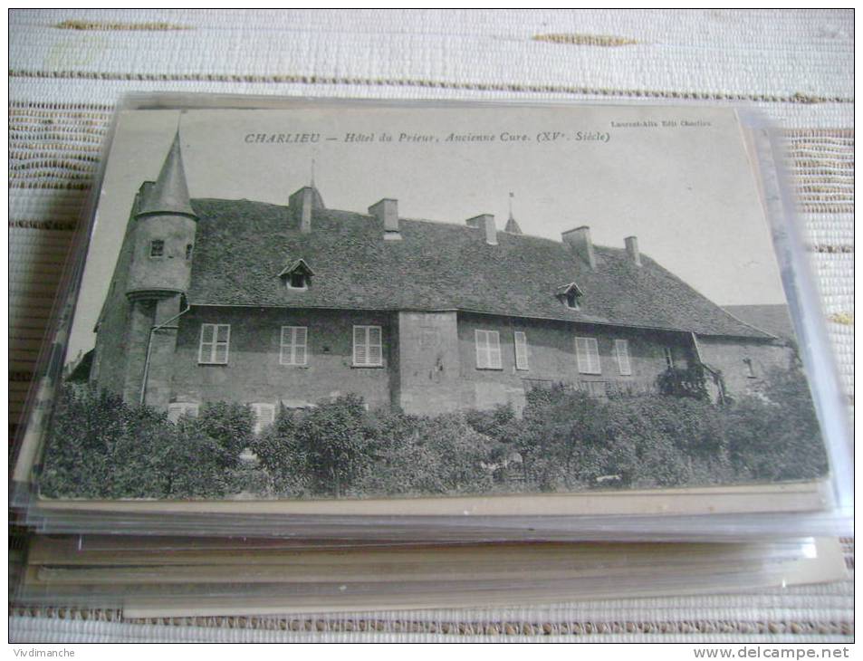 42 - CHARLIEU - HOTEL DU PRIEUR - ANCIENNE CURE XVème Siècle - CPA VIERGE - Charlieu