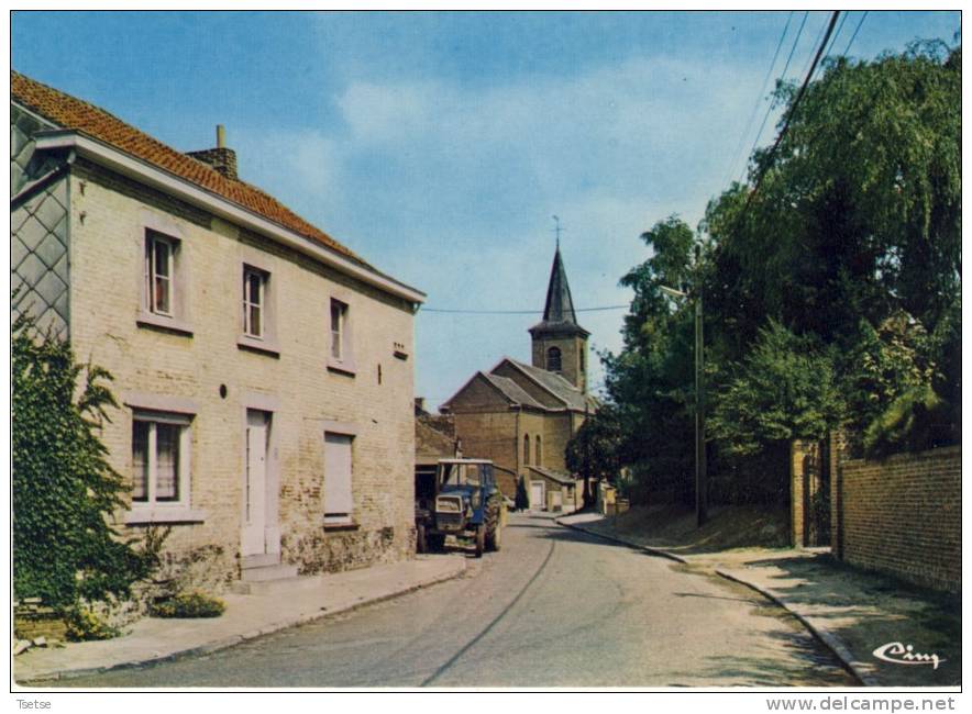 Vaux-et-Borset - Une Rue ... ( Tracteur ) - Villers-le-Bouillet