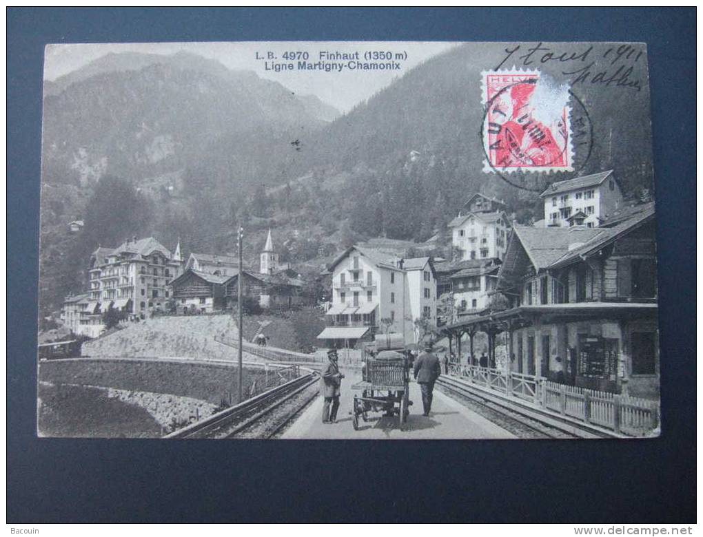 Finhaut  -  Ligne Martigny - Chamonix - Martigny