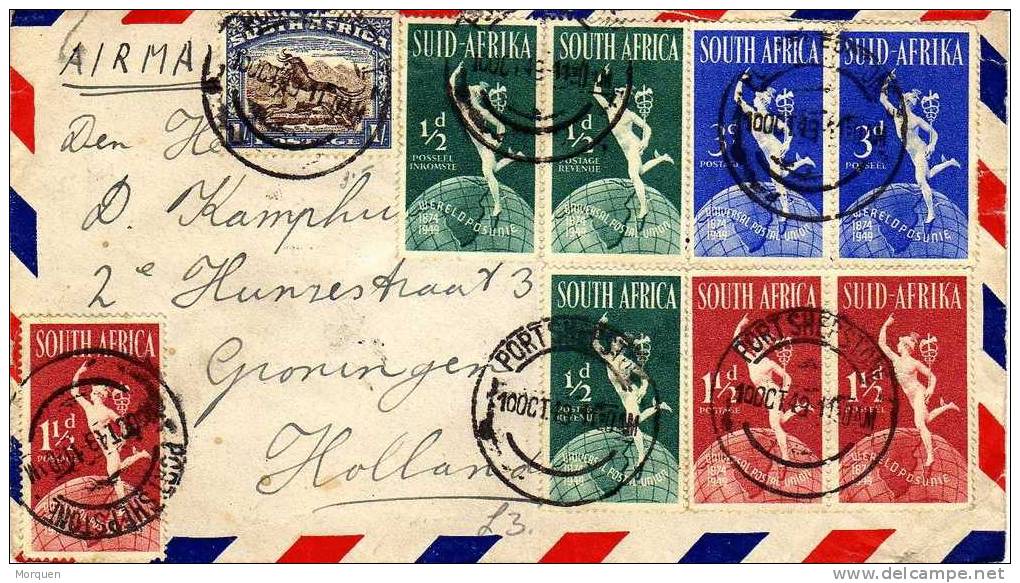 2241. Carta Aerea Port Shepstone (South Africa) 1949 - Covers & Documents