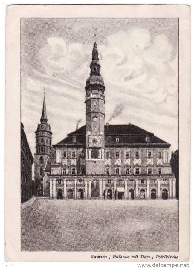 Deutschland, Bautzen - Rathaus Mit Dom, 1942. Used - Bautzen