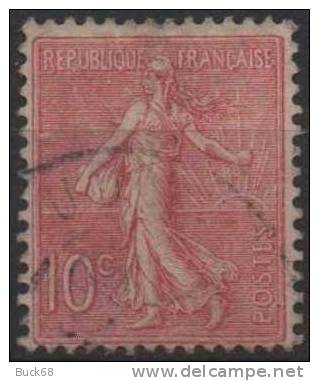 FRANCE 129 (o) Type Semeuse Sur Fond Ligné De Roty Gravée Par Mouchon (3) - Gebraucht