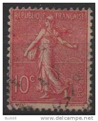 FRANCE 129 (o) Type Semeuse Sur Fond Ligné De Roty Gravée Par Mouchon (5) - Used Stamps