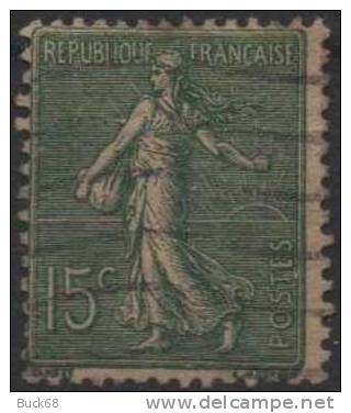 FRANCE 130 (o) Type Semeuse Sur Fond Ligné De Roty Gravure De Mouchon (4) - Gebraucht