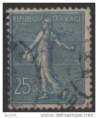 FRANCE 132 (o) Type Semeuse Sur Fond Ligné De Roty Gravée Par Mouchon (6) - Gebruikt