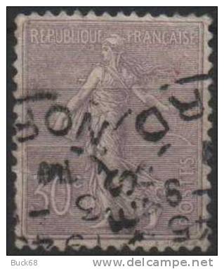 FRANCE 133 (o) Type Semeuse Sur Fond Ligné De Roty Gravée Par Mouchon (1) - Used Stamps