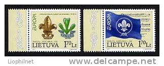 LITUANIE 2007, EUROPA, SCOUTS, 2 Valeurs, NEUFS / MINT. R1229 - 2007