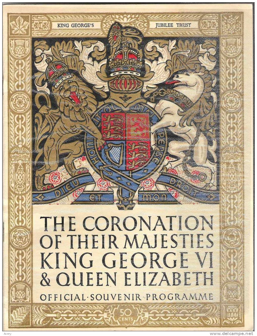 The Coronation Of Their Majesties King George VI & Queen Elizabeth - Official Souvenir Programme - Programma's