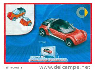 KINDER - TT090 - Bpz Sans Figurine * - Instrucciones