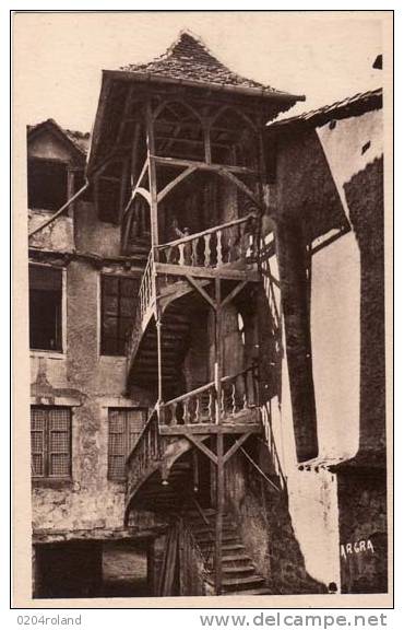 Figeac - L'Escalier De La Maison Fraust - Figeac