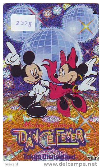 Télécarte DISNEY Japon (2228) * JAPAN * PHONECARD * DANCE FEVER - Disney