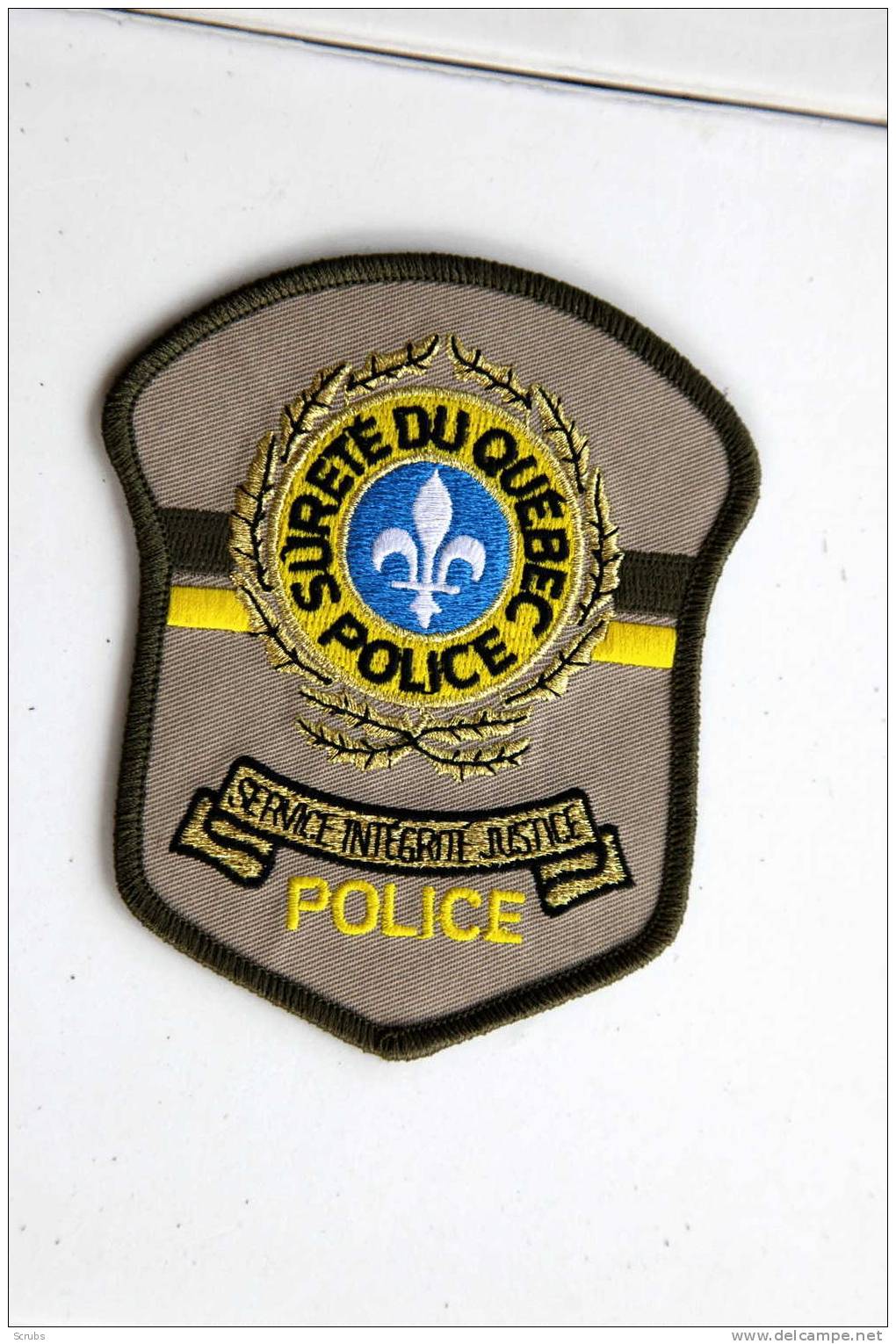 Ins Tissus Police QUEBEC - Escudos En Tela