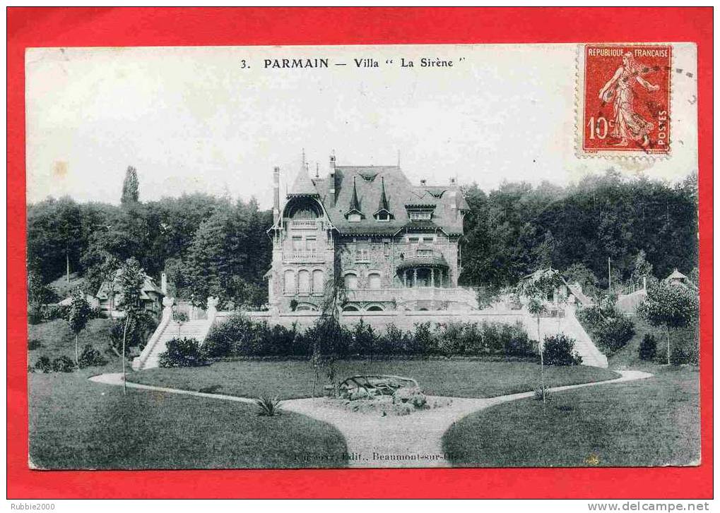 PARMAIN VILLA LA SIRENE CARTE EN BON ETAT - Parmain