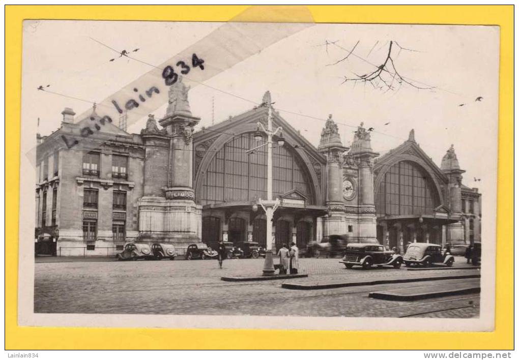 - 15 - TOURS  -  La Gare -  ( Indre Et Loire ), écrite, Voyagée Dans Enveloppe, - Tours